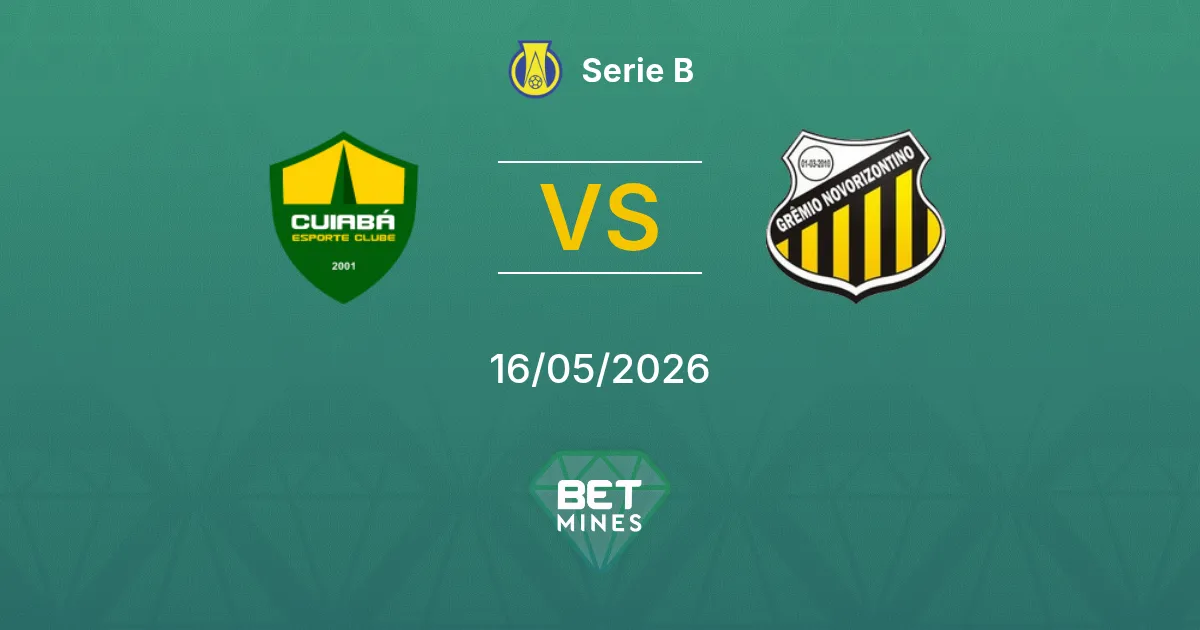 Cuiabá vs Novorizontino Pronostico: Anteprima e Analisi della Partita | Serie B 16-05-2026
