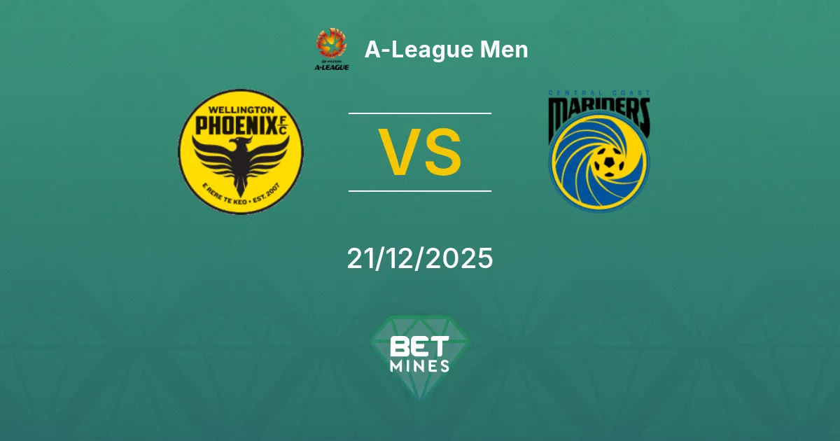 Wellington Phoenix vs Central Coast Mariners Pronostico: Anteprima e Analisi della Partita | A-League Men 21-12-2025