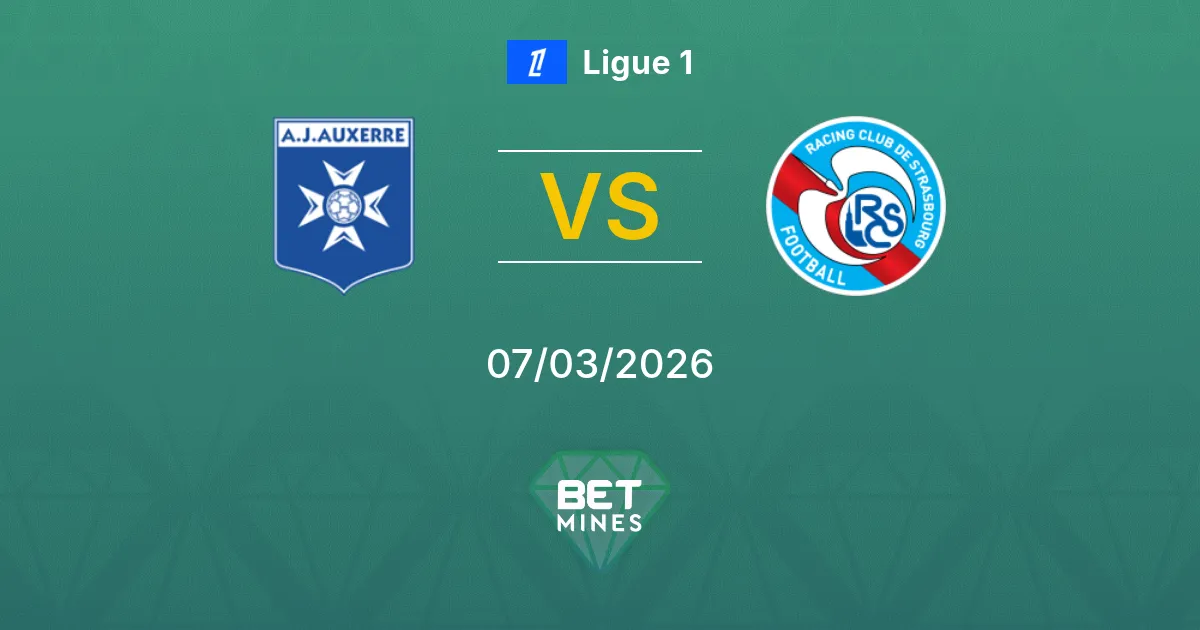 Auxerre vs Strasbourg Prediction: Match Preview and Analysis | Ligue 1 07-03-2026