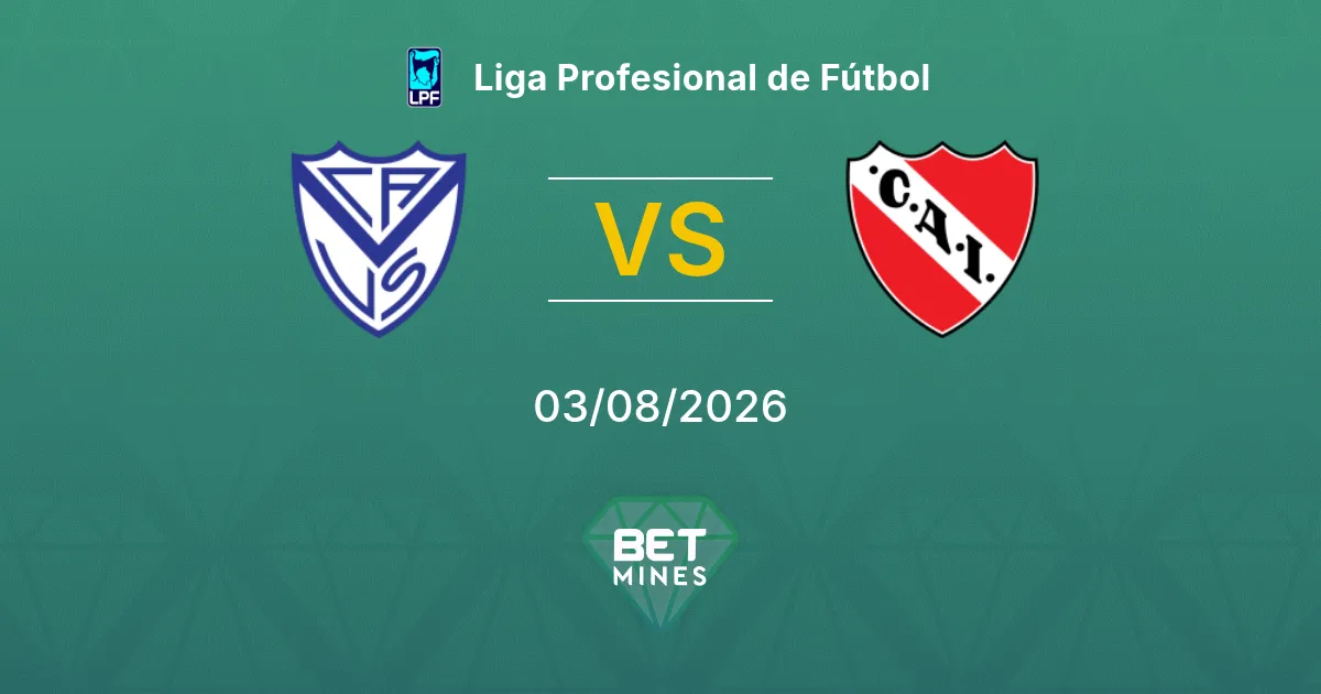 Palpite Vélez Sarsfield x Independiente: Prévia e Análise da Partida | Liga Profesional de Fútbol 03-08-2026