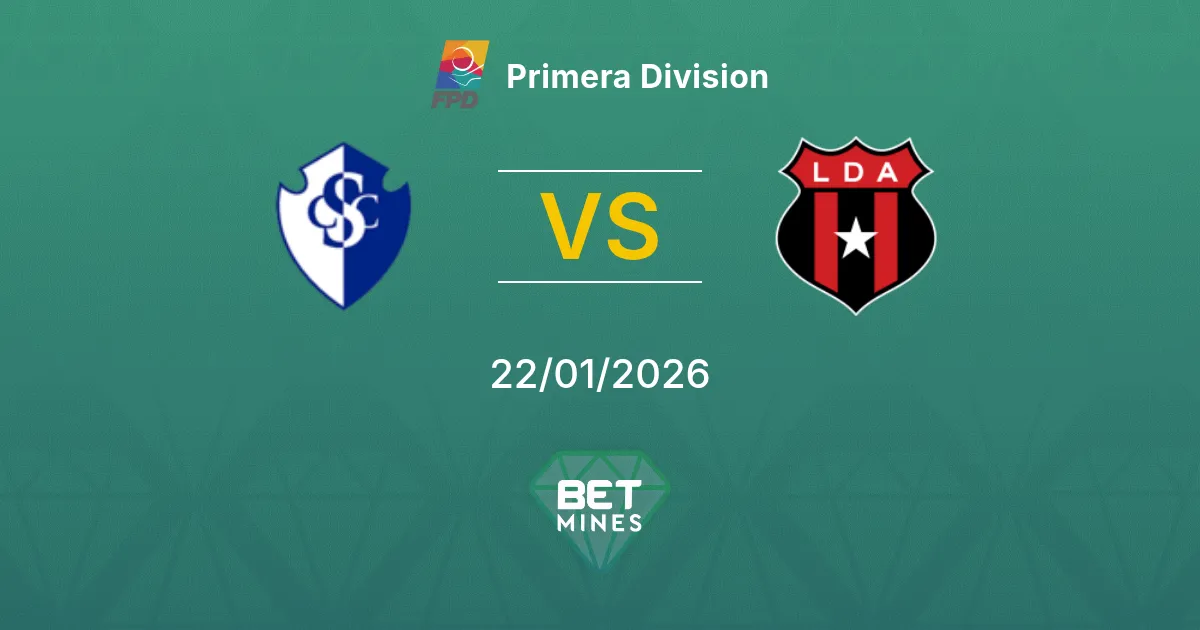 Cartaginés vs Alajuelense Prediction: Match Preview and Analysis | Primera Division 22-01-2026
