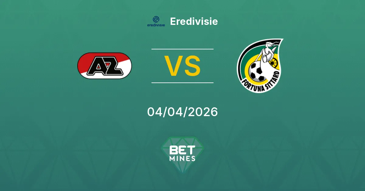 AZ vs Fortuna Sittard Pronóstico: Previa y Análisis del Partido | Eredivisie 04-04-2026