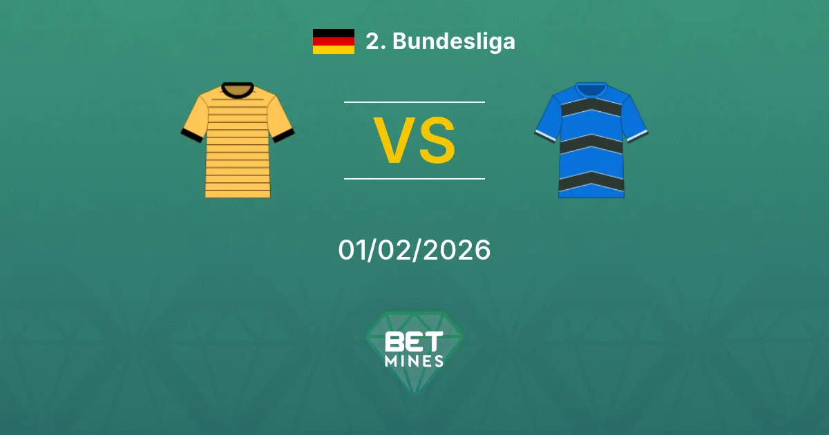 Dynamo Dresden vs DSC Arminia Bielefeld Prediction: Match Preview and Analysis | 2. Bundesliga 01-02-2026