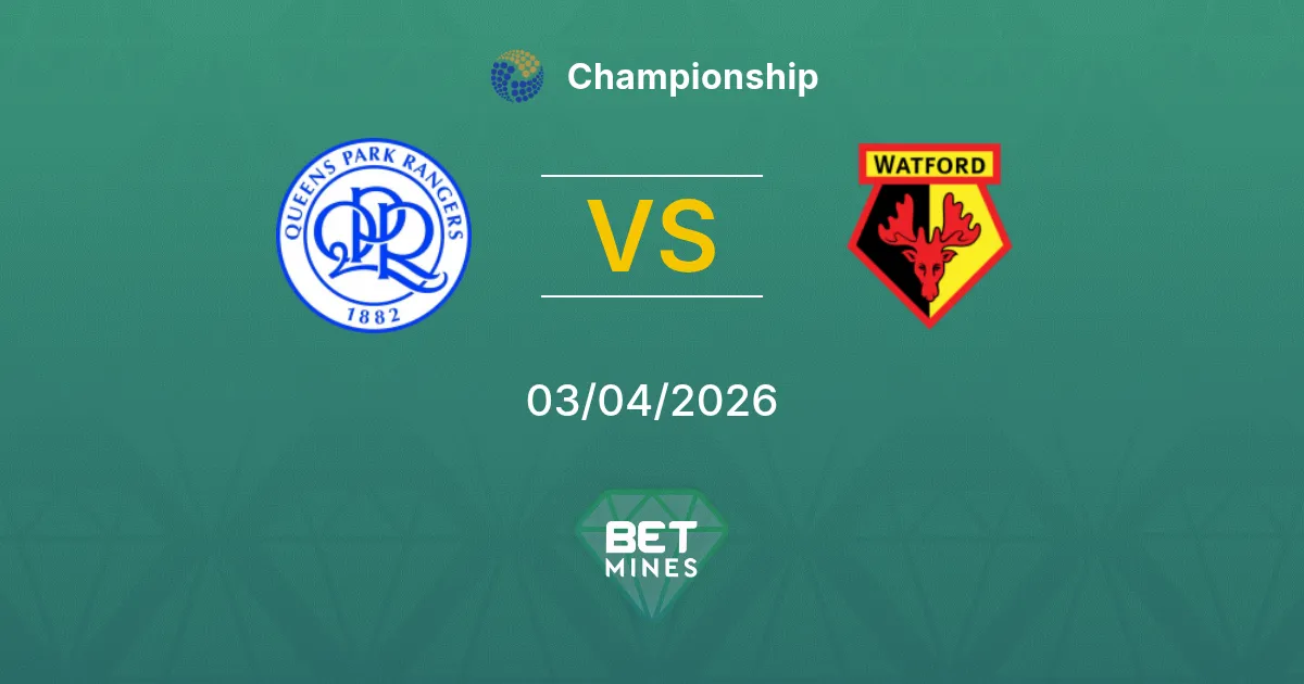 Queens Park Rangers vs Watford Prediction: Match Preview and Analysis | Championship 03-04-2026