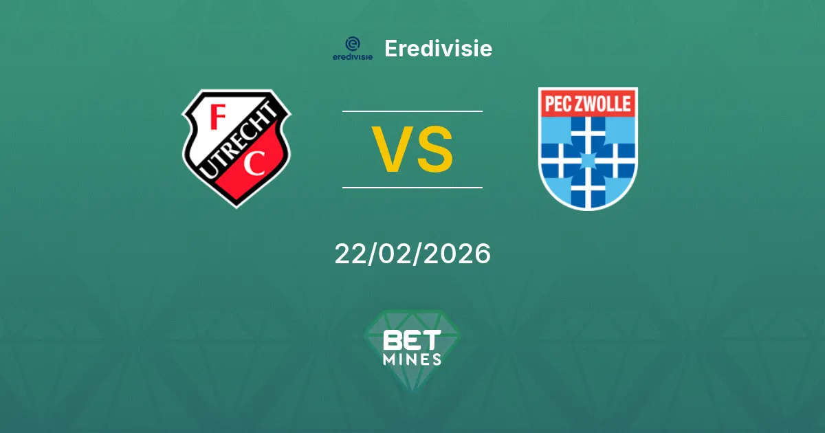 FC Utrecht vs PEC Zwolle Pronostic : Aperçu et Analyse du Match | Eredivisie 22-02-2026