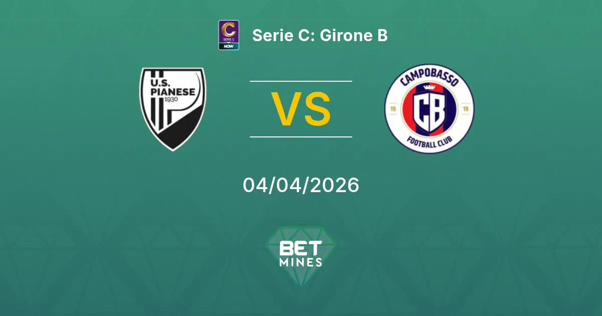 Pianese vs Campobasso Pronóstico: Previa y Análisis del Partido | Serie C: Grupo B 04-04-2026