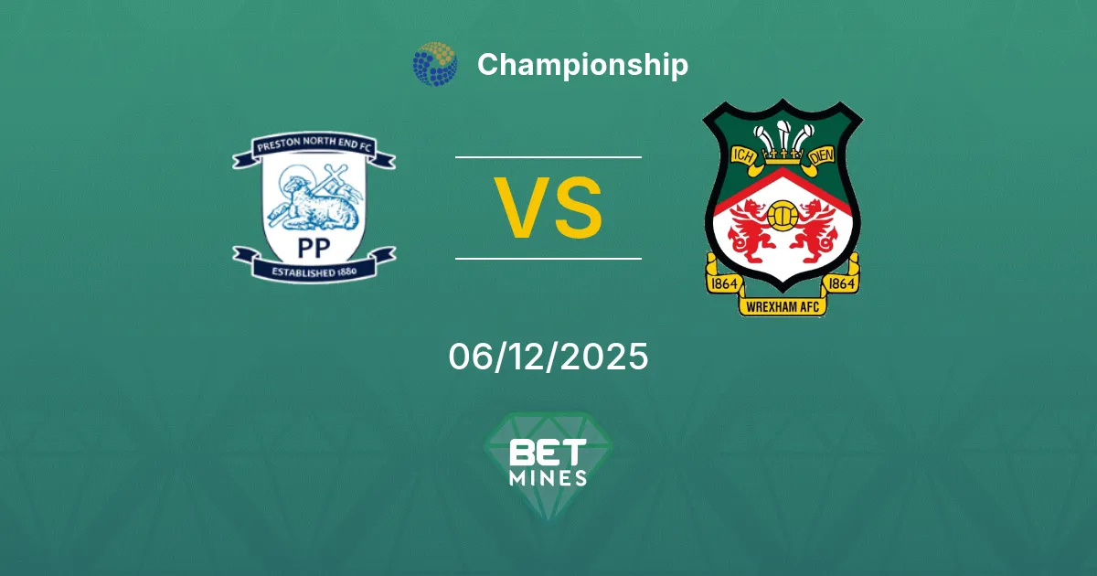 Preston North End vs Wrexham Prediction: Match Preview and Analysis | Championship 06-12-2025