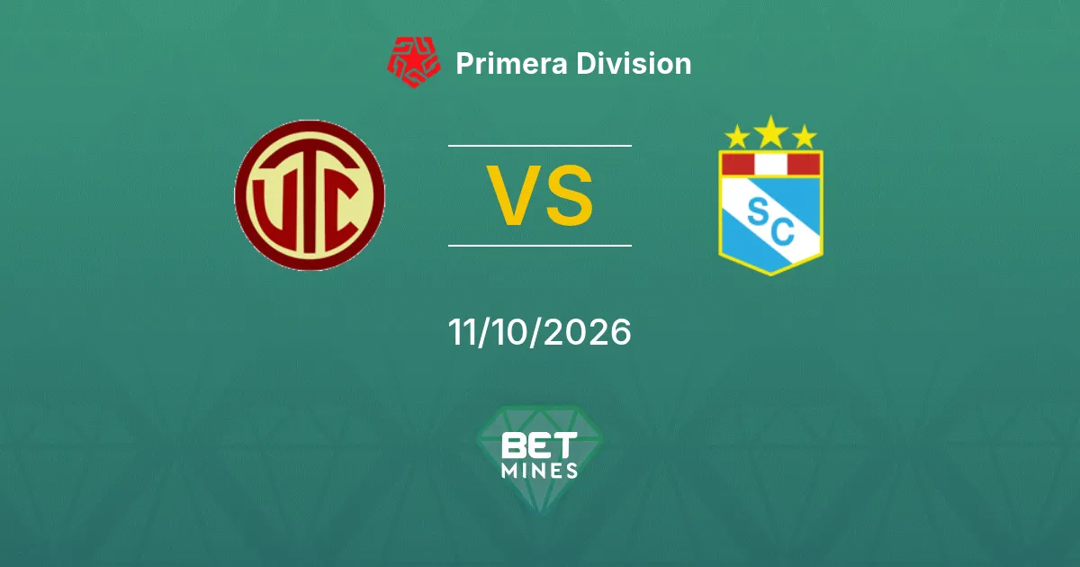 UTC Cajamarca vs Sporting Cristal Prediction: Match Preview and Analysis | Primera Division 11-10-2026