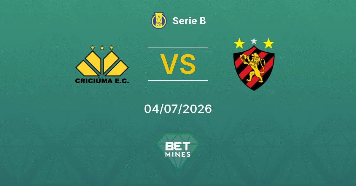 Criciúma vs Sport Recife Pronostico: Anteprima e Analisi della Partita | Serie B 04-07-2026