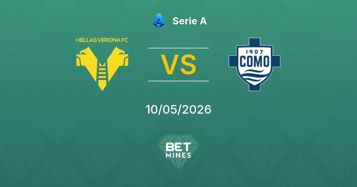 Hellas Verona vs Como Pronóstico: Previa y Análisis del Partido | Serie A 10-05-2026