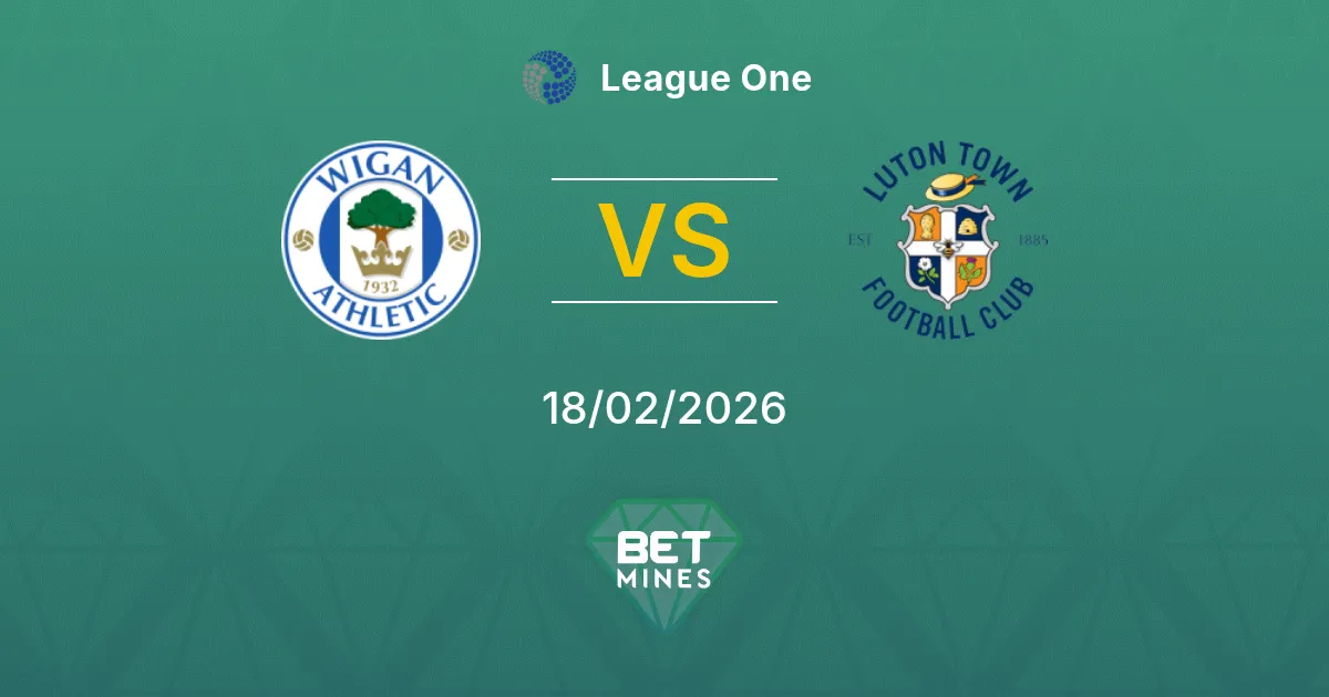 Wigan Athletic vs Luton Town Prediction: Match Preview and Analysis | League One 18-02-2026