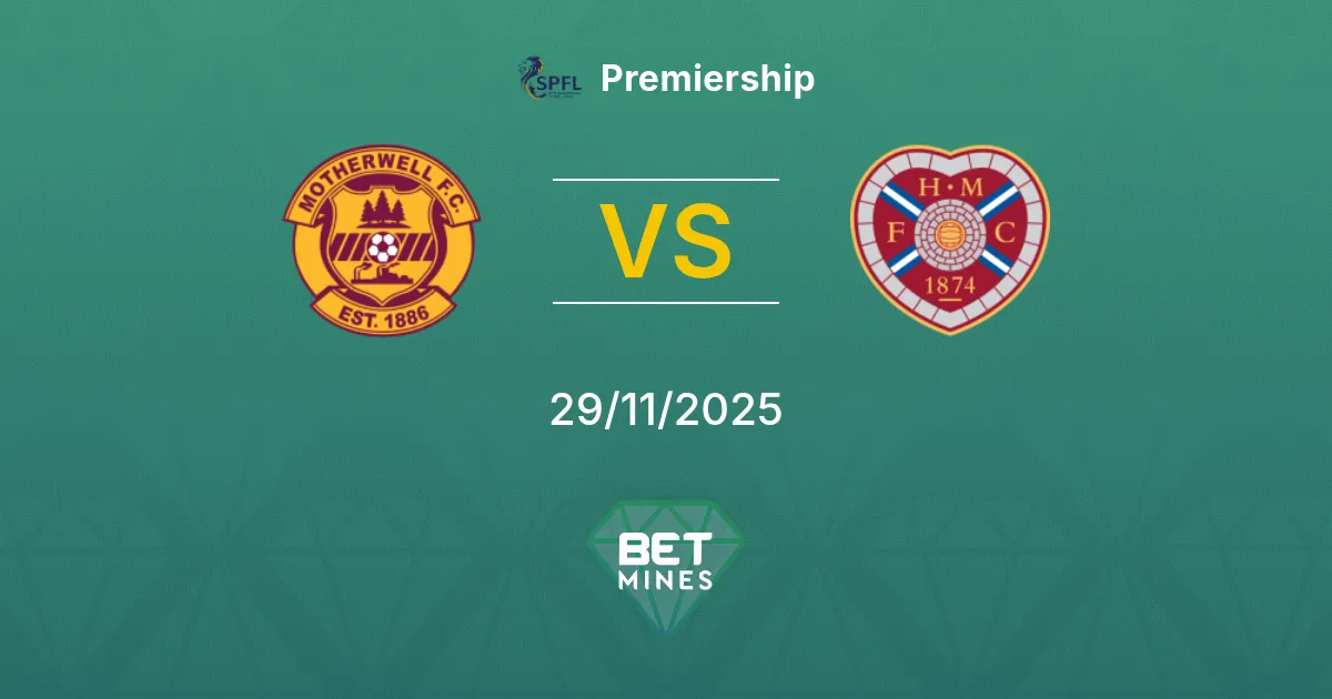Motherwell vs Hearts Prediction: Match Preview and Analysis | Premiership 29-11-2025