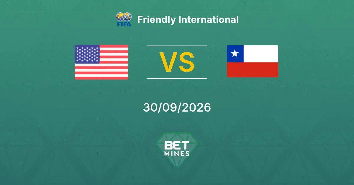États-Unis vs Chili Pronostic : avant-match et analyse | Match amical international 30-09-2026