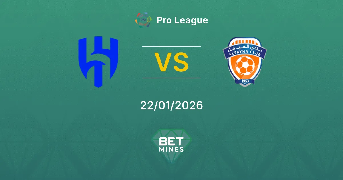 Al Hilal vs Al-Fayha Prediction: Match Preview and Analysis | Pro League 22-01-2026