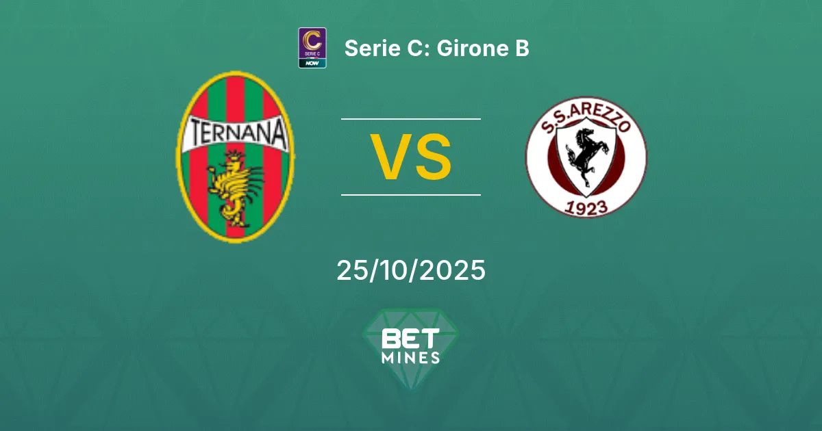 Ternana vs Arezzo Pronostico: Analisi e Anteprima della Partita | Serie C: Girone B 25-10-2025