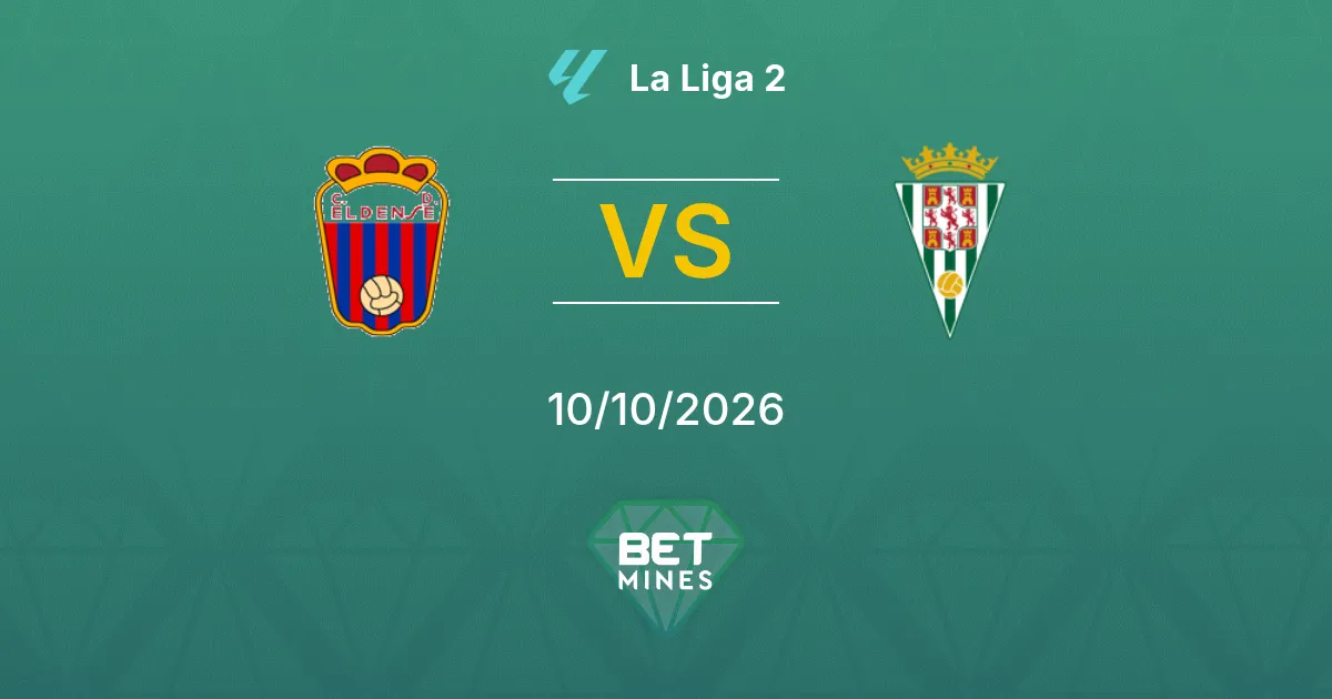 Eldense vs Córdoba Prediction: Match Preview and Analysis | La Liga 2 10-10-2026