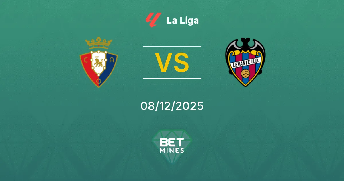 Osasuna vs Levante Pronostic : Aperçu et Analyse du Match | La Liga 08-12-2025