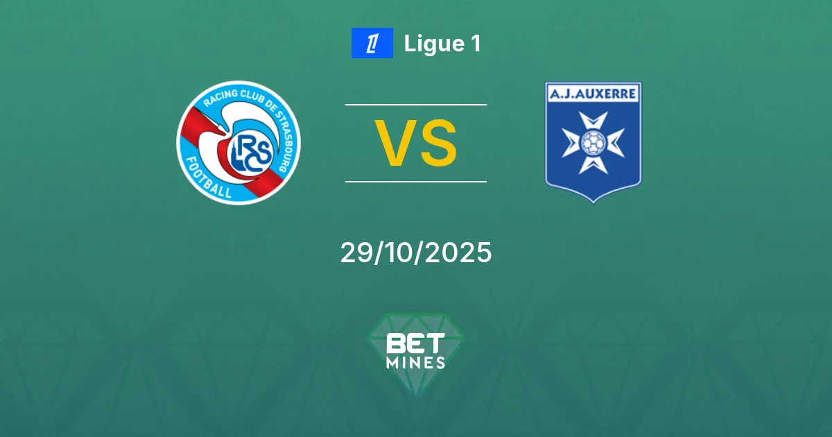 Strasbourg vs Auxerre Prediction: Match Preview and Analysis | Ligue 1 29-10-2025