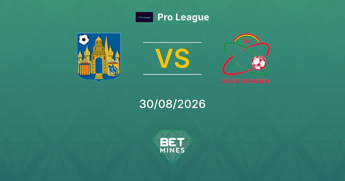 Pronostic Westerlo vs Zulte-Waregem : Aperçu et Analyse du Match | Pro League 30-08-2026