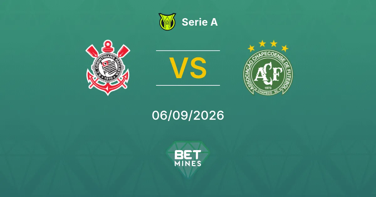 Corinthians vs Chapecoense Prediction: Match Preview and Analysis | Serie A 06-09-2026