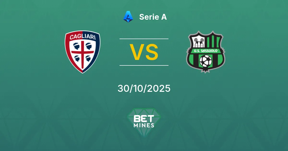 Cagliari vs Sassuolo Prediction: Match Preview and Analysis | Serie A 30-10-2025