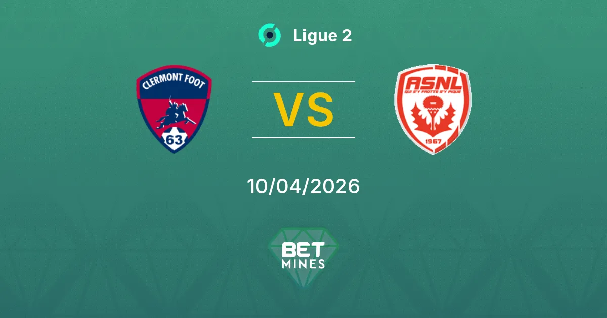 Clermont vs Nancy Pronóstico: Previa y Análisis del Partido | Ligue 2 10-04-2026