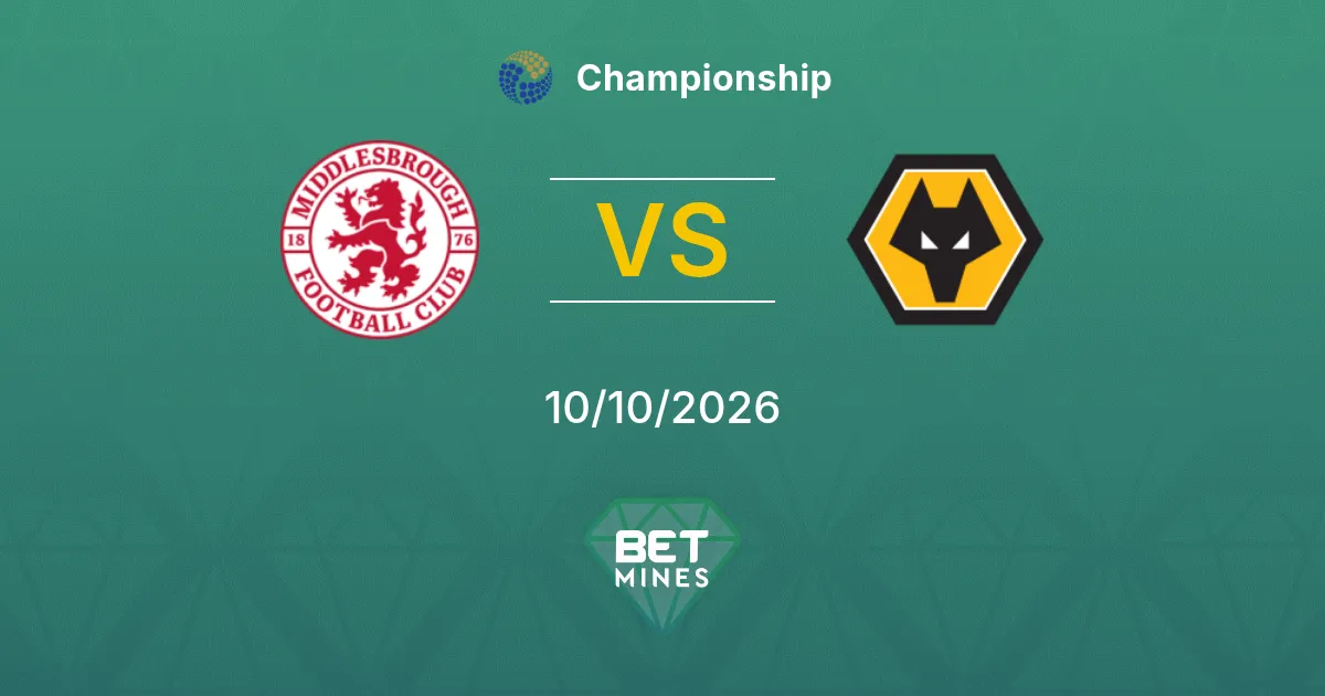 Middlesbrough vs Wolverhampton Wanderers Prediction: Match Preview and Analysis | Championship 10-10-2026