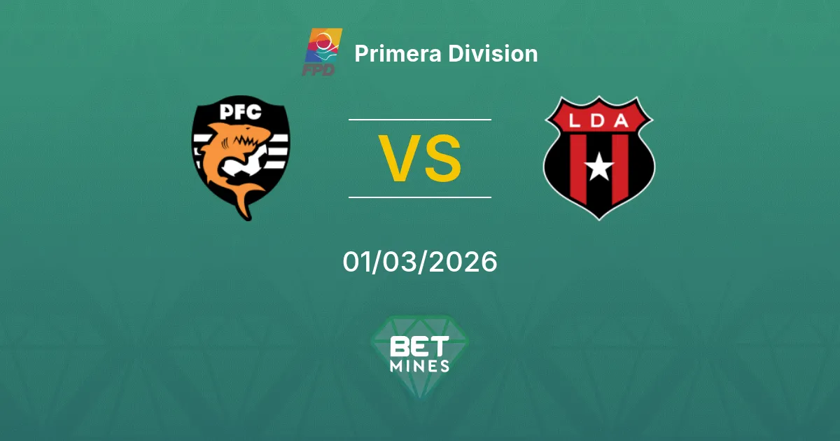 Puntarenas vs Alajuelense Pronostic : Aperçu et Analyse du Match | Primera Division 01-03-2026