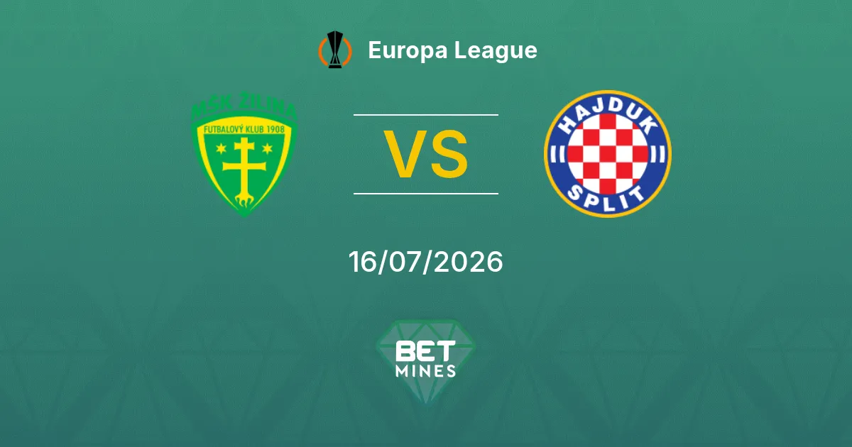 Žilina vs Hajduk Split Pronóstico: Previa y Análisis del Partido | Europa League 16-07-2026