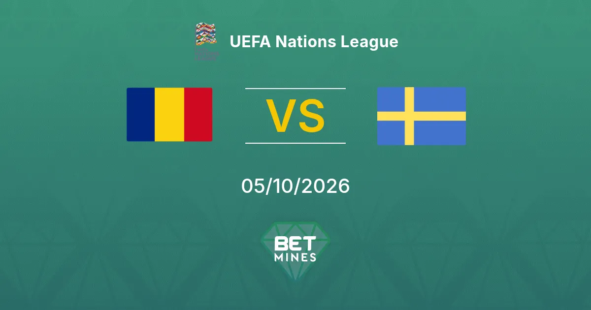 Rumanía vs Suecia Pronóstico: Previa y análisis del partido | UEFA Nations League 05-10-2026
