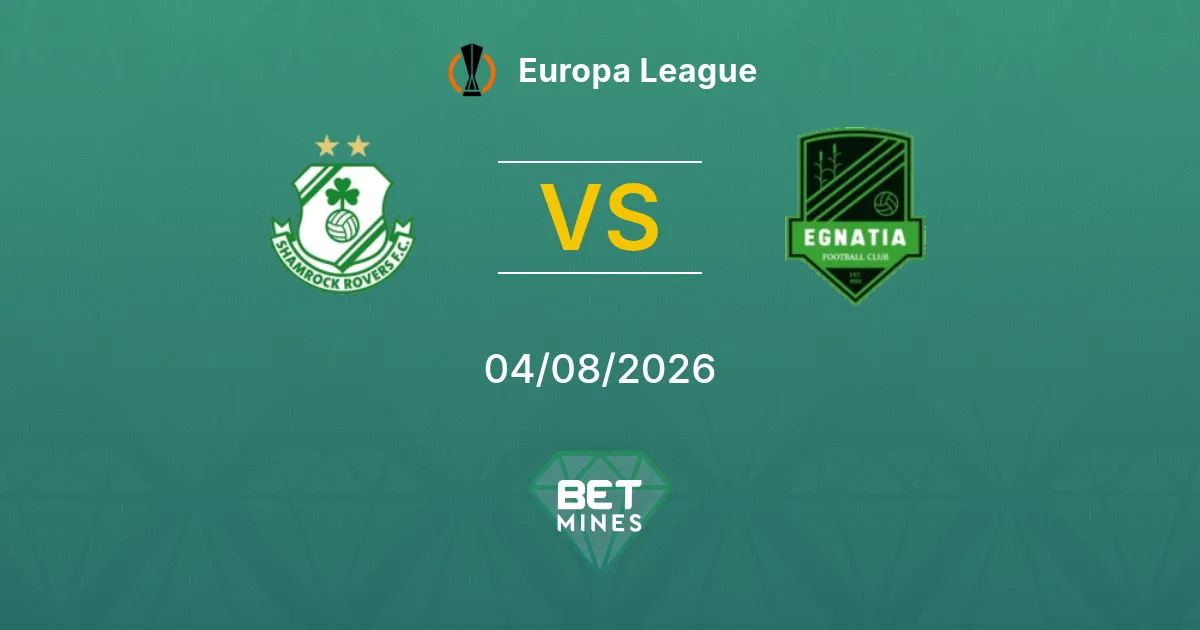 Pronóstico Shamrock Rovers vs Egnatia Rrogozhinë: Previa y Análisis del Partido | Europa League 04-08-2026
