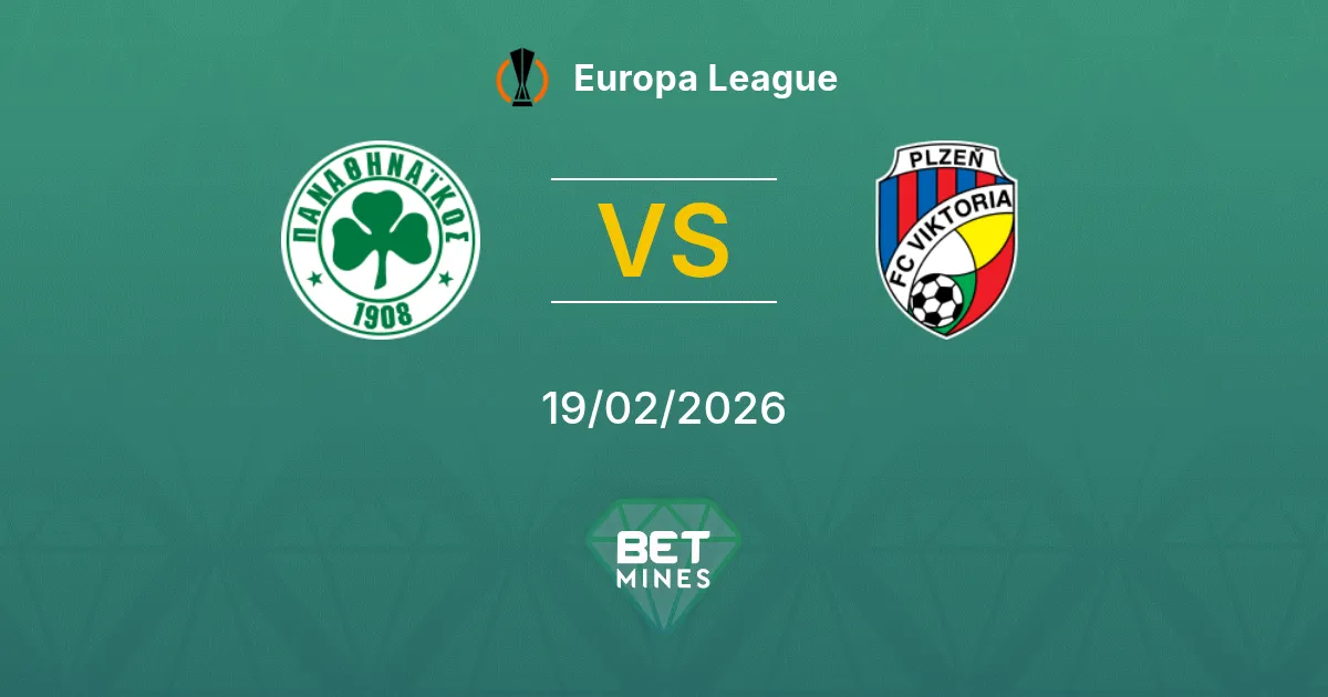 Panathinaïkos vs Viktoria Plzeň Pronostic : Aperçu et Analyse du Match | Ligue Europa 19-02-2026