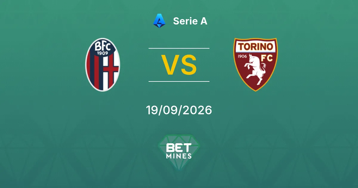 Palpite Bologna x Torino: Prévia e análise da partida | Serie A 19-09-2026
