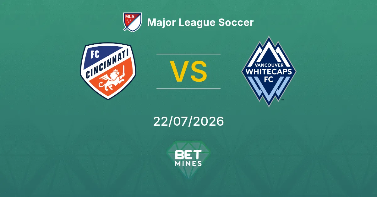 Cincinnati vs Vancouver Whitecaps Prediction: Match Preview and Analysis | Major League Soccer 22-07-2026