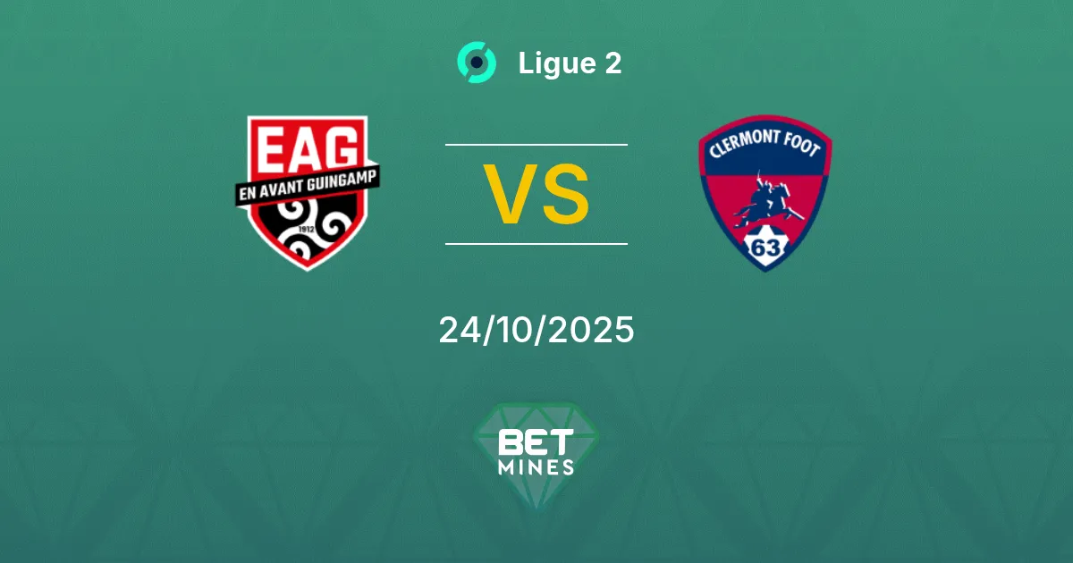 Guingamp vs Clermont Pronostico: Anteprima e Analisi | Ligue 2 24-10-2025