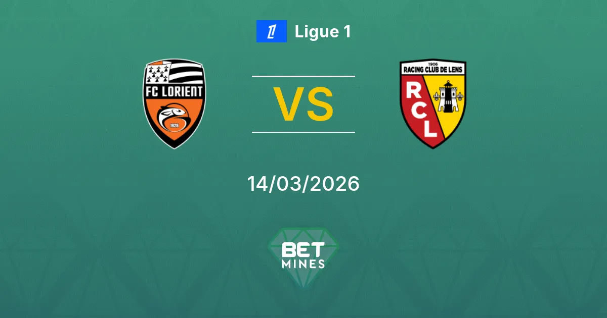 Lorient vs Lens Prediction: Match Preview and Analysis | Ligue 1 14-03-2026