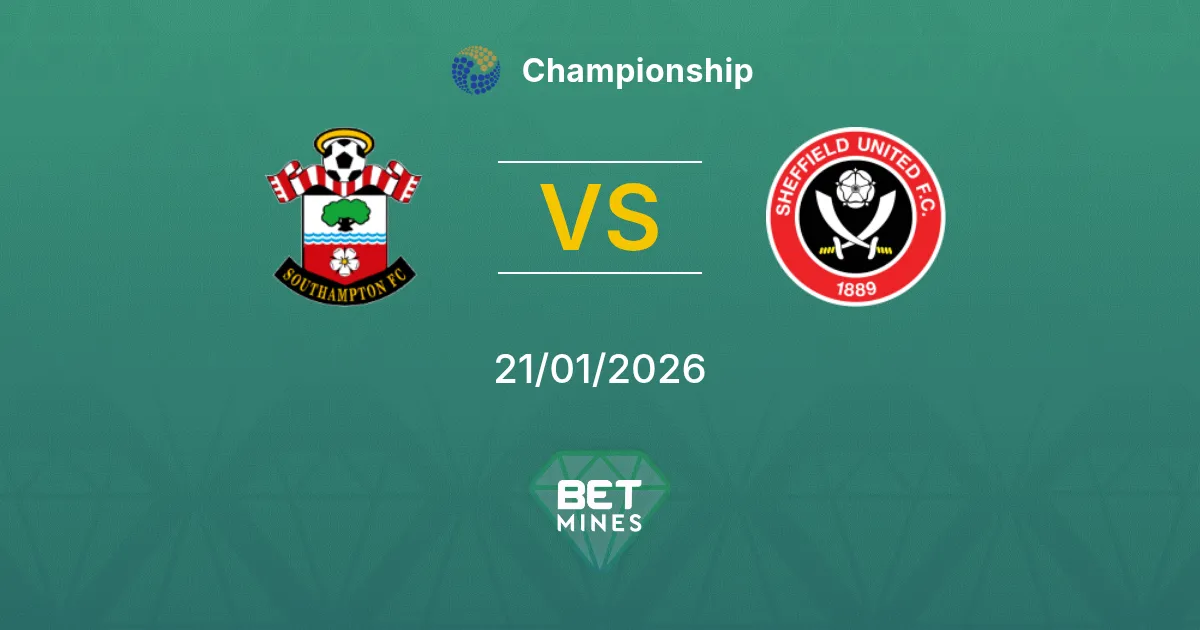 Southampton vs Sheffield United Prediction: Match Preview and Analysis | Championship 21-01-2026