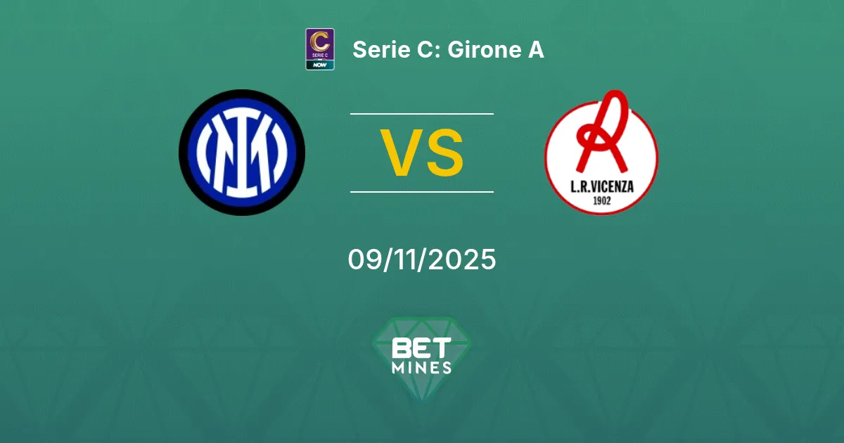 Inter U23 vs Vicenza Prediction: Match Preview and Analysis | Serie C: Girone A 09-11-2025