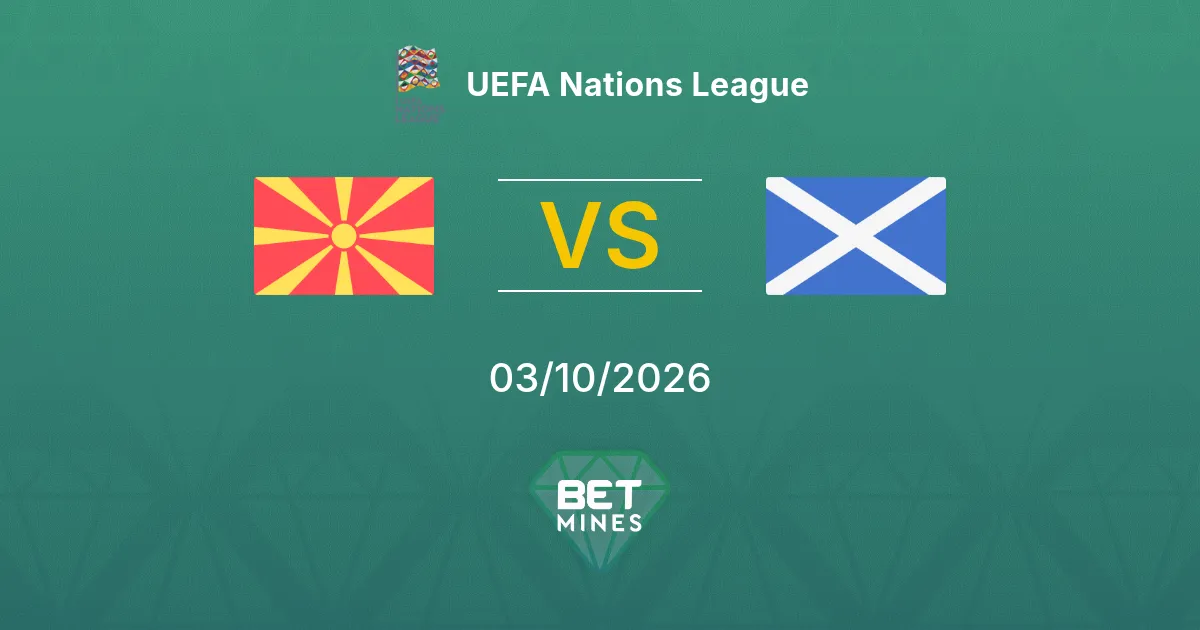 North Macedonia vs Scotland Prediction: Match Preview and Analysis | UEFA Nations League 03-10-2026