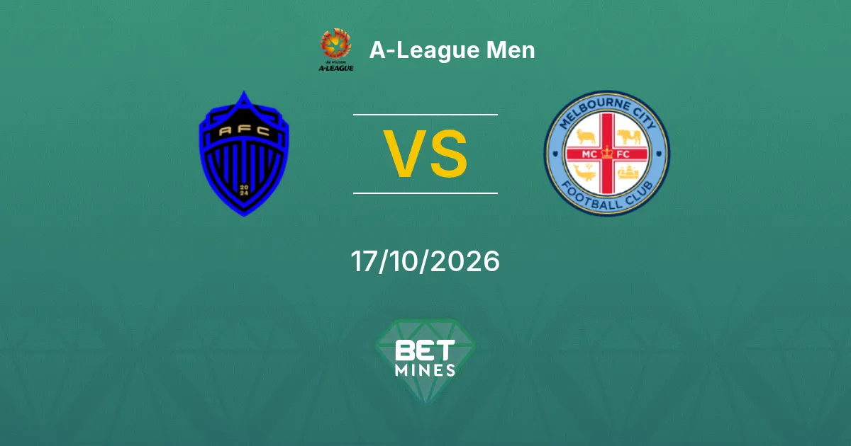 Auckland vs Melbourne City Pronostic : présentation et analyse du match | A-League Men 17-10-2026