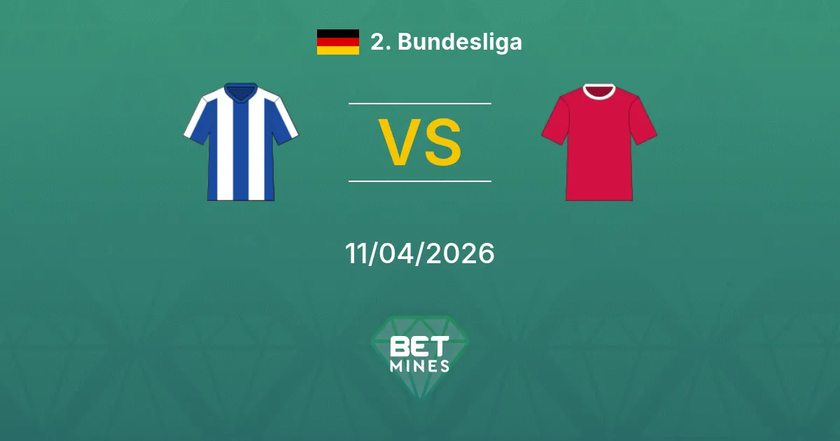 Hertha BSC vs Kaiserslautern Pronóstico: Previa y Análisis del Partido | 2. Bundesliga 11-04-2026