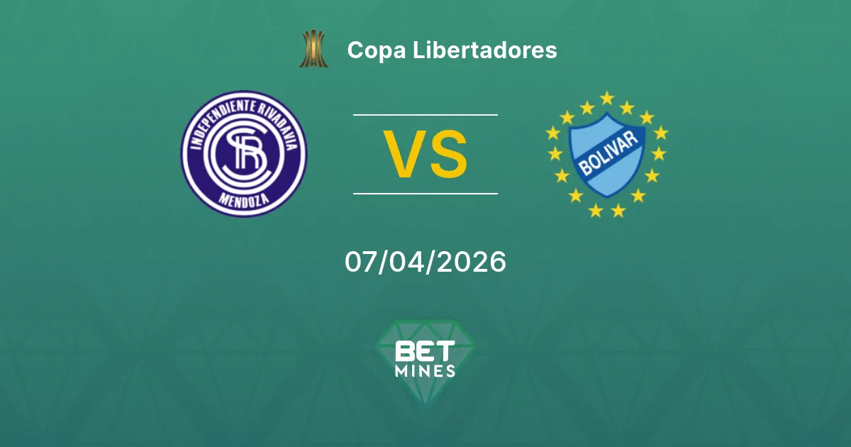 Independiente Rivadavia vs Club Bolívar Pronóstico: Previa y Análisis del Partido | Copa Libertadores 07-04-2026