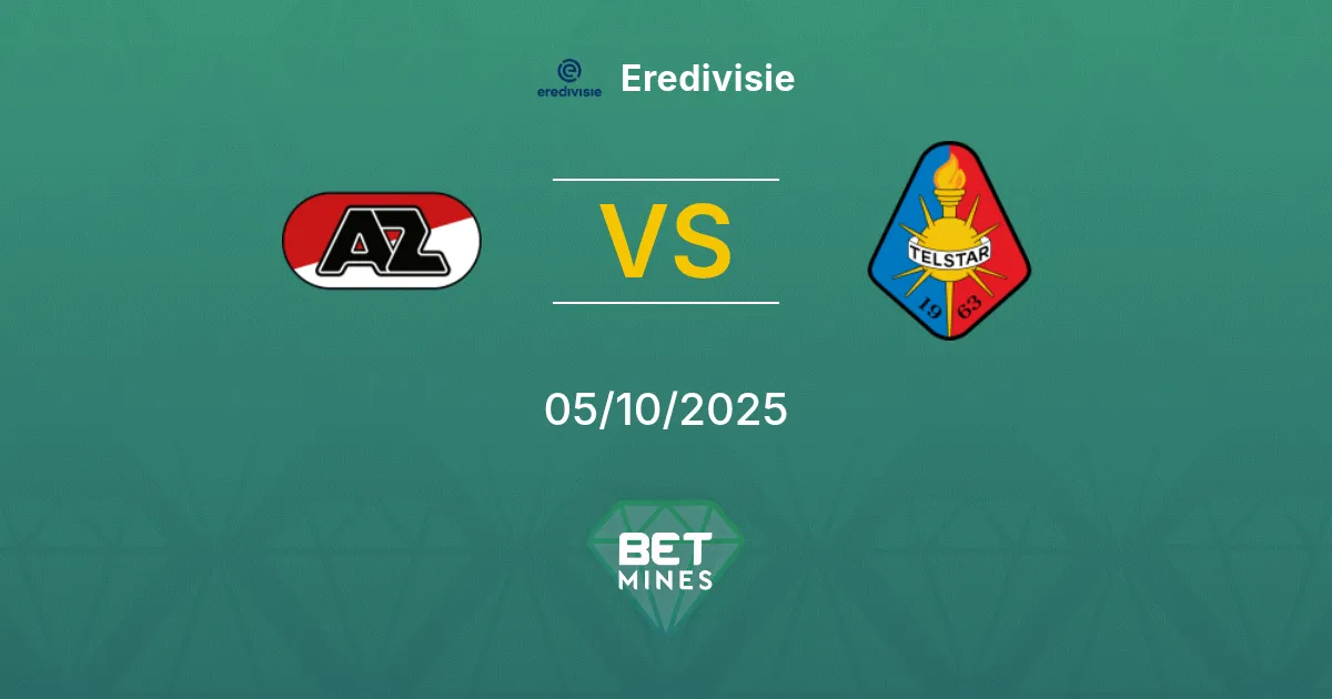 AZ vs Telstar Pronostico: Anteprima e Analisi del Match | Eredivisie 05-10-2025