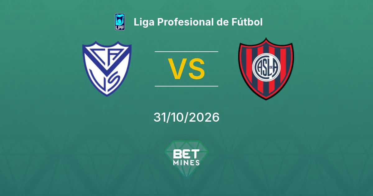 Vélez Sarsfield vs San Lorenzo Pronostico: anteprima e analisi della partita | Liga Profesional de Fútbol 31-10-2026