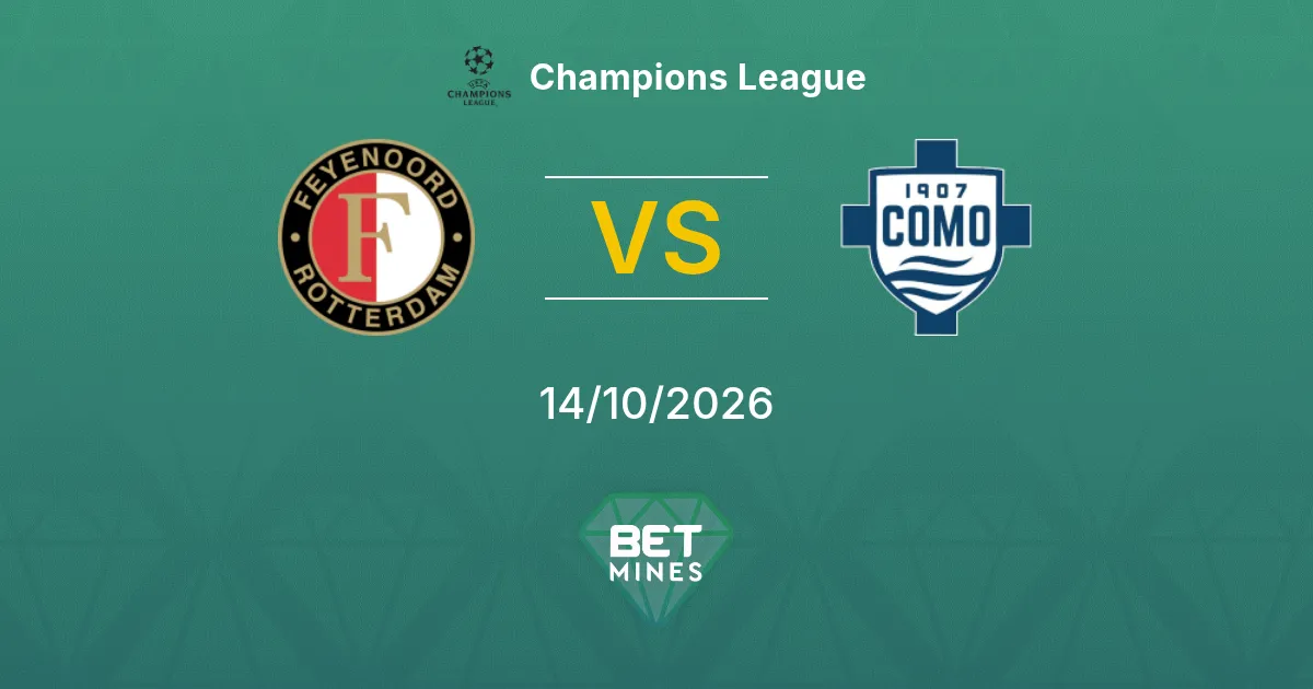 Feyenoord vs Como Pronostico: anteprima e analisi della partita | Champions League 14-10-2026