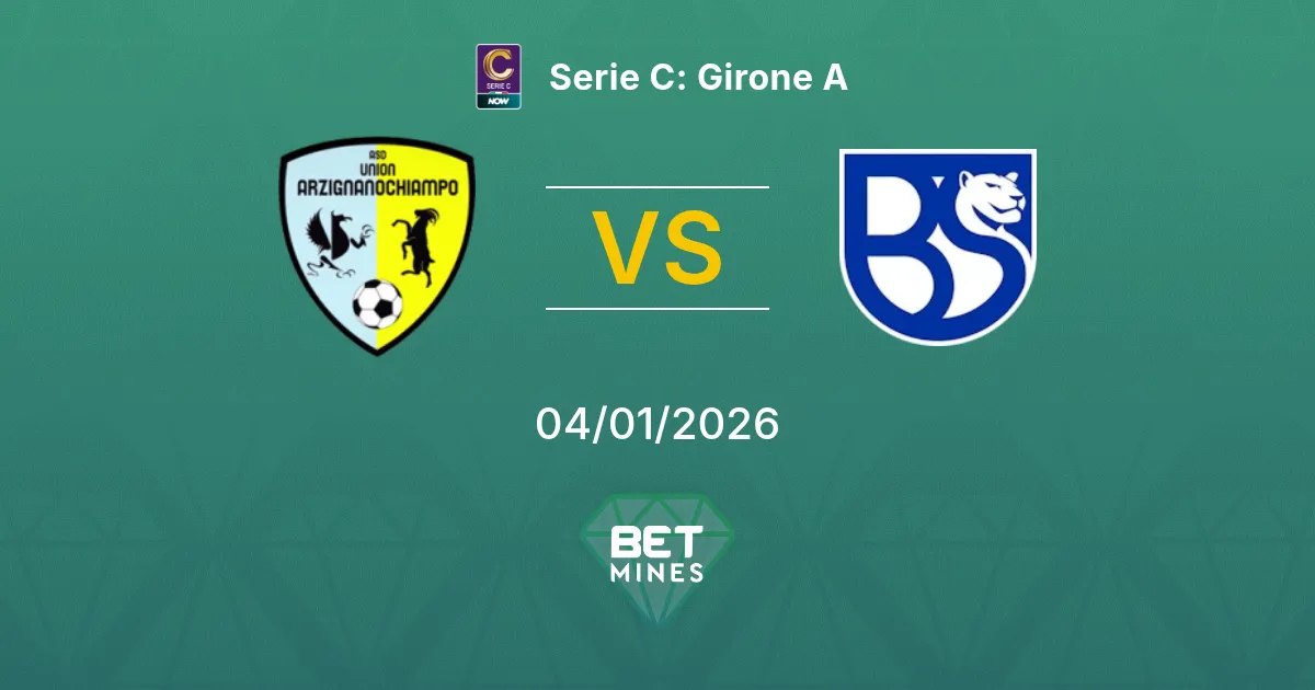 Union ArzignanoChiampo vs Union Brescia Pronostico: Anteprima e Analisi della Partita | Serie C: Girone A 04-01-2026