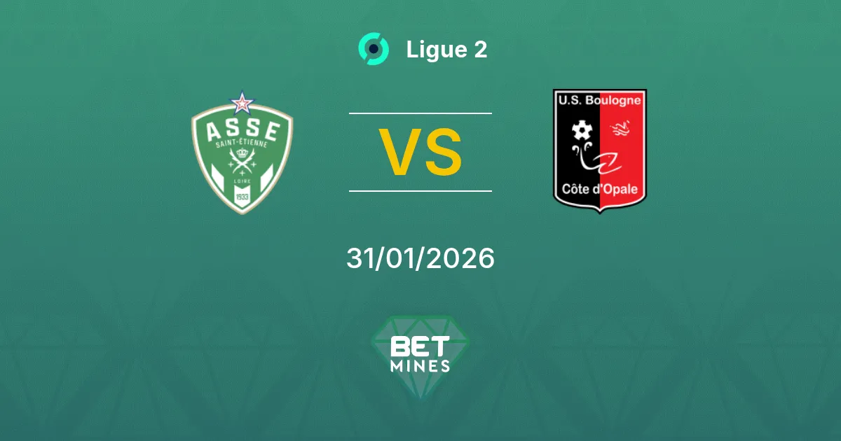 Saint-Étienne vs Boulogne Prediction: Match Preview and Analysis | Ligue 2 31-01-2026
