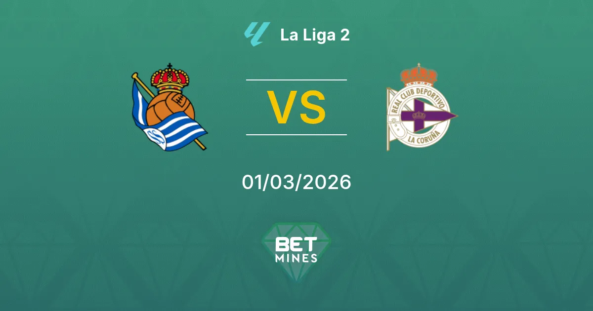 Real Sociedad II vs Deportivo La Coruña Pronostic : Aperçu et Analyse du Match | La Liga 2 01-03-2026