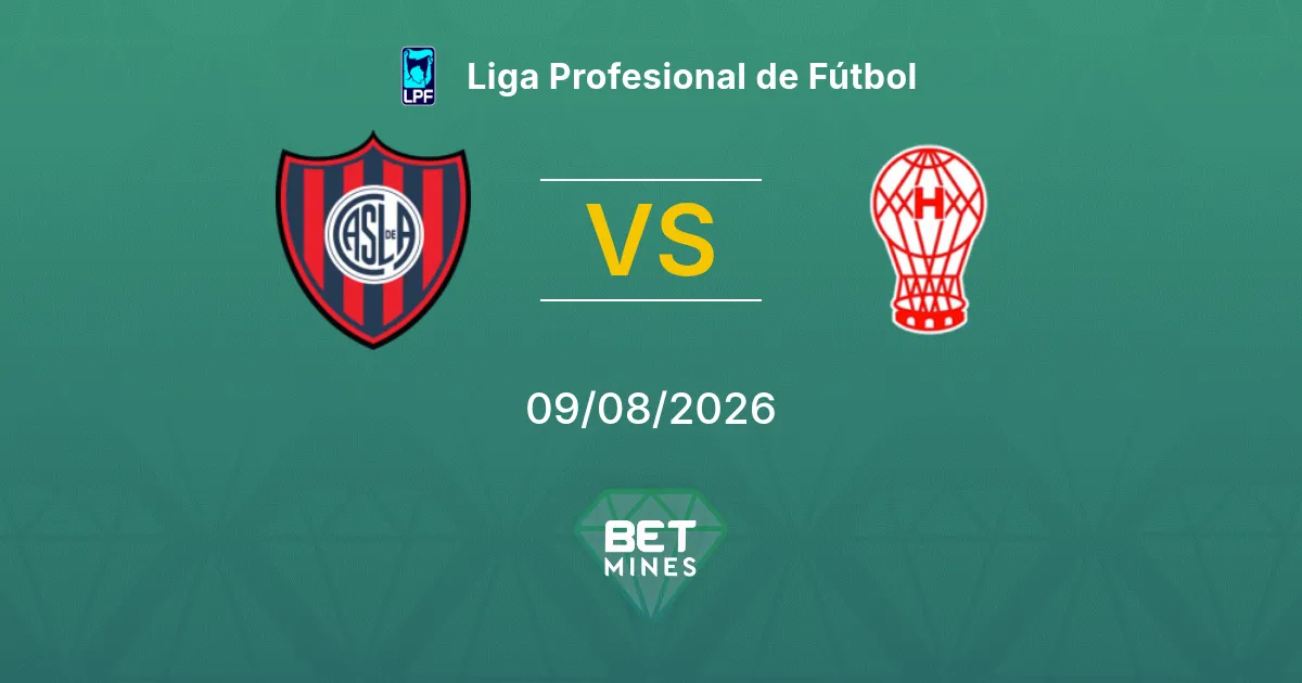 Palpite San Lorenzo x Huracán: Prévia e Análise da Partida | Liga Profesional de Fútbol 09-08-2026