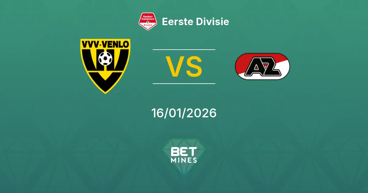 VVV-Venlo vs Jong AZ Pronostic : Aperçu et Analyse du Match | Eerste Divisie 16-01-2026
